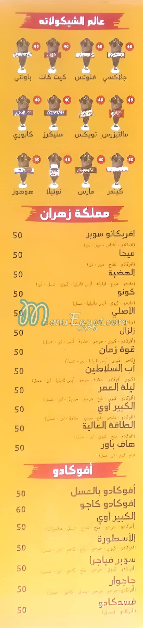 مطعم عصير زهران مصر