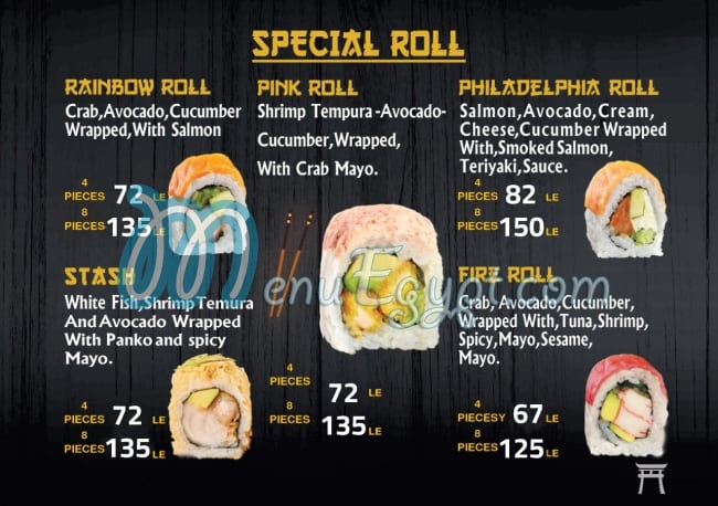 Zi Sushi delivery menu