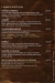 Casareccio menu