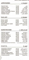 Demel Bakery menu Egypt