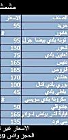 منيو مشمشة للمأكولات البحرية