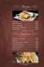 Roastery delivery menu