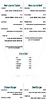 Tabla Lounge menu