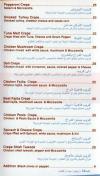 Auntie loulou menu Egypt