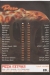 Baba Dahab menu