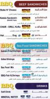 BBQ menu Egypt