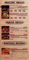 Boston Burger delivery menu