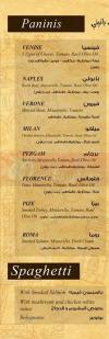 Creperie Des Arts menu Egypt