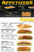 Daddys Burger menu