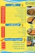 Gambarica Aswan menu Egypt