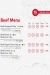Idoo delivery menu