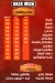 منيو كذا ميزه شيراتون المطار مصر