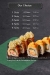 L Sushi menu