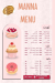 Manna Patisserie online menu