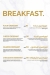 Twevel menu Egypt