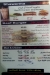 Z menu prices